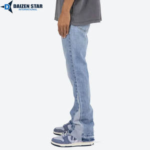 Pantalones Vaqueros Clásicos de Mezclilla para Hombre, Estilo Urbano, Cómodos para Uso Diario, Elásticos, 100% Algodón, Ecológicos, Alta Calidad, Venta al Por Mayor - Product Image 4