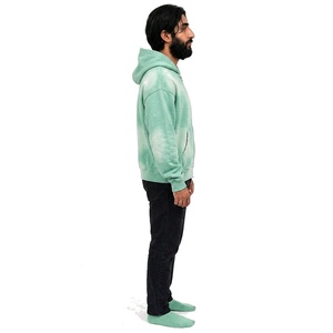 Sudadera con capucha estilo streetwear relajado para hombre, forro polar grueso personalizado, suministro al por mayor de marca, para compradores mayoristas de EE. UU. - Product Image 2