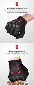 Gants de moto au design tendance, confortables, multicolores, avec étiquette personnalisée, séchage rapide, design spécial, prix abordable - Product Image 5
