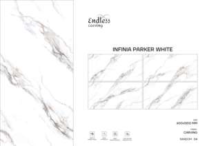 Azulejos de porcelana con aspecto de piedra de lujo, tallados, tamaño 600X1200, formato grande, azulejos premium para villas, apartamentos, hoteles y oficinas. - Product Image 6