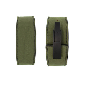 ซัพพลายเออร์คุณภาพสูง เข็มขัดยกน้ำหนักหนังแท้ สายรัดยกน้ำหนักแบบคันโยกสำหรับการฝึกซ้อมในยิม - Product Image 5