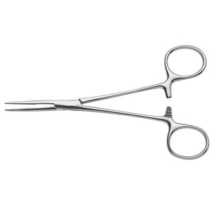 คีมหนีบหลอดเลือดแดงแบบตรงโค้ง  พร้อมระบบล็อค  ทำจากเหล็ก  สำหรับการผ่าตัด  ใช้หนีบหลอดเลือดแดง  ราคาขายส่ง - Product Image 4