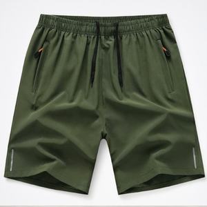 Pantalones Cortos Deportivos de Cinco Puntos para Hombre, Tejidos, de Secado Rápido, de Una Sola Capa, de Color Sólido, Casuales, para Fitness - Product Image 1
