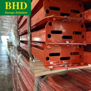 High Quality Multi-Level Steel Step Beams Stack <b>Rack</b> Industrial <b>Shelving</b> with Powder Coated Finish and Corrosion Protection - Product Image 5