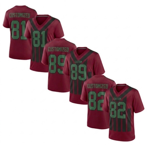 custom american football jersey breathable <b>maroon</b> black green football jersey personalized team uniform stitched sportswear <b>top</b> - Product Image 1
