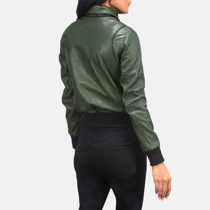 Women's <b>Long</b> Quilted Breathable Embroidery PU <b>Leather</b> Faux <b>Jacket</b> Comfortable Cozy Design Diamond <b>Leather</b> <b>Jackets</b> - Product Image 2