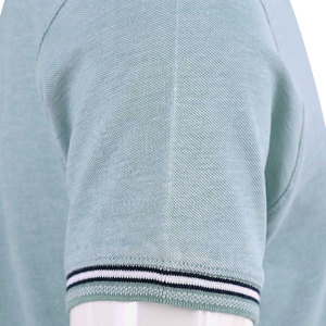 Service OEM, maillot d'entraînement personnalisé, style tendance, 100% coton, respirant, manches courtes, polos à col haut pour hommes - Product Image 6