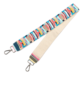 Correa de bolso de moda con bordado de cuentas de semillas, estilo ajustable, diseño vintage - Product Image 6