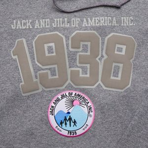 Sweat à capuche graphique Heather Grey 1938 à manches longues avec poche kangourou et imprimé numéroté, style décontracté streetwear pour jeunes - Product Image 4