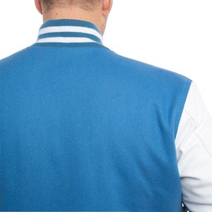 OEM <b>Men's</b> Varsity <b>Jacket</b> With Chenille Embroidery and <b>Leather</b> Sleeves Letterman Baseball Varsity Bomber <b>Jacket</b> For <b>Men</b> - Product Image 5