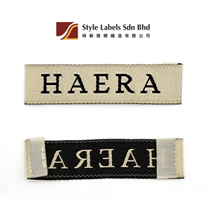 Étiquettes tissées en damassé découpées au laser sur mesure, abordables et de qualité supérieure, pour sacs et vêtements, étiquettes en tissu personnalisées lavables - Product Image 2