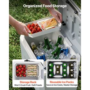 Nevera Portátil Rígida de 24QT, Resistente a Fugas, Mantiene los Alimentos Fríos Durante 48 Horas - Product Image 4