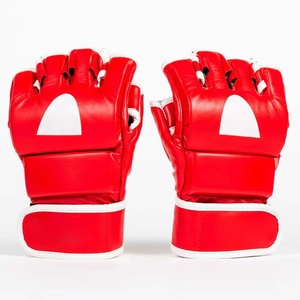 ถุงมือ MMA คุณภาพสูง ราคาขายส่ง สำหรับการฝึกซ้อมอย่างมืออาชีพ ถุงมือ UFC MMA แบบพิมพ์ลายตามสั่ง ถุงมือ MMA ระบายอากาศได้ดี - Product Image 4