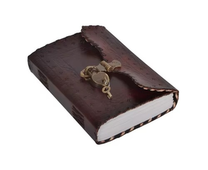 Customizable 200-Page A3 <b>Daily</b> <b>Planner</b> <b>Notebook</b> Lock Leather Cover 120 Soft Paper Sheets Custom Color Handmade School - Product Image 4