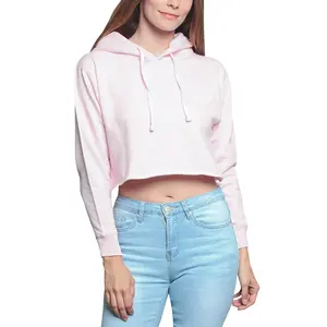 Ropa Deportiva Personalizada con Logotipo, Conjunto de Dos Piezas para Mujer, Sudadera con Capucha Holgada Informal, Top Corto para Gimnasio, Ropa de Invierno Cálida - Product Image 5