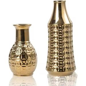 Jarrones de metal de lujo premium para arreglos florales - Product Image 3