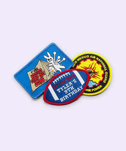 Écusson brodé personnalisé en gros, badge brodé sur mesure, étiquette décorative brodée, conception de logo de qualité supérieure - Product Image 2