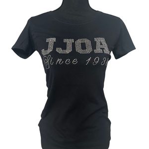 Depuis 1938, Bling Tee, t-shirt en coton doux à col rond et manches courtes, vêtements décontractés à porter tous les jours pour femmes - Product Image 1
