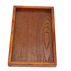 Plateau de service en bois rustique style ferme avec poignée, finition vieillie, pour hôtel, maison, table basse - Approvisionnement en gros pour Ramadan et Diwali - Product Image 3