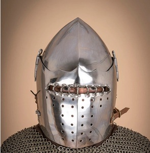 Casco Imperial Medieval Premium, Diseño Histórico para Guerrero, Ideal para Festivales, Recreaciones Históricas y Colecciones de Disfraces - Product Image 5