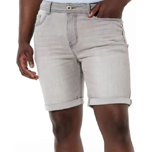 Shorts en jean modernes pour hommes avec tissu doux et confortable offrant une coupe décontractée pour un usage quotidien, offrant respirabilité et confort - Product Image 1