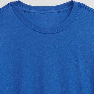 T-shirts pour hommes personnalisés avec la lettre R, vente en gros directe d'usine, 100% coton, coupe ample, tissu respirant, logo sur le devant - Product Image 2