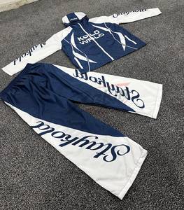 Unisex Custom Nylon Windbreaker Sets With Custom Design Sublimation Full Zipper Hooded Sets <b>Wind</b> <b>Breaker</b> Sets 2026 - Product Image 4