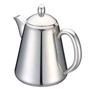 Ornate Metal <b>Teapot</b> Floral Engravings Curved Spout Decorative Handle Traditional Tea Pot Vintage Kitchenware Collectible Home - Product Image 3