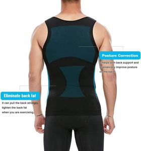 Camiseta Deportiva de Compresión para Hombre, Moldeadora de Cuerpo, Camiseta sin Mangas, Chaleco Reductor de Abdomen, Camiseta Interior - Product Image 4