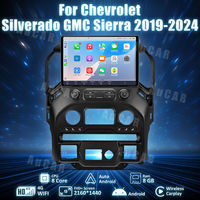 Autoradio GPS Android 14 13'' AuCar pour GMC Sierra Chevrolet Silverado 2019-2025 Lecteur DVD Multimédia Automobile Vidéo