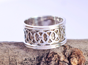 Top <b>Indian</b> Supplier New High Quality 100% Pure 925 Sterling Silver Geometric Band <b>Ring</b> Classic Unisex Everyday Wear Fine Jewelry - Product Image 6