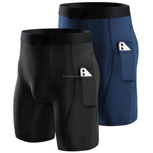 Pantalones cortos de entrenamiento y fitness de baloncesto para hombres, pantalones cortos de secado rápido con bolsillos, pantalones deportivos ajustados, pantalones cortos - Product Image 4