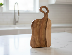 Planche à découper en bois massif robuste |   Planche à découper épaisse et durable pour la cuisine professionnelle et la cuisine à domicile - Product Image 2