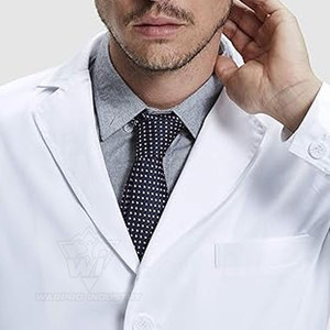 Blouse de laboratoire technique confortable en mélange de coton, vêtement de protection durable pour les médecins, les scientifiques, les techniciens de laboratoire, à utiliser au quotidien - Product Image 6