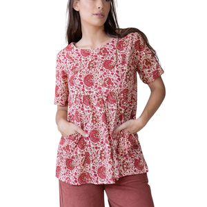 Camisa Estampada para Mujer, Blusa Casual con Botones al Frente para Venta al por Mayor en Boutique - Product Image 3