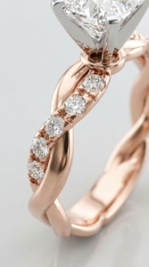 <b>925</b> <b>silver</b> <b>rings</b> moissanite - Product Image 2