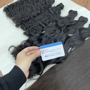 Extensions de cheveux humains vietnamiens de qualité supérieure, tissage double machine, prêtes à être expédiées, ondulées naturelles, prêtes à être expédiées - Product Image 6