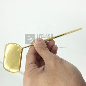 Professional High Quality Gold Plated <b>Square</b> Lash Extension Mirror Eyelash Artist Tools Cosmetics Wholesale Makeup Mirror <b>Pocket</b> - Product Image 3