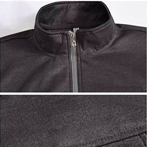 Men's Breathable Sporty Tracksuit Set Full Zipper Stand Collar <b>Jacket</b> With Side Pockets And Matching Joggers Autumn Casual Wear - Product Image 2