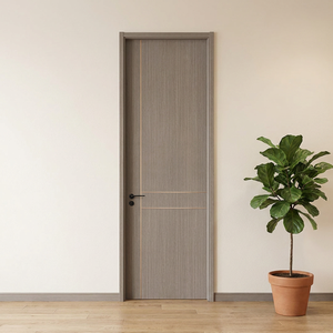 Proveedor Vietnamita de Alta Calidad, Puerta Compuesta de Madera con Estructura de Material Personalizable, Puerta Interior Impermeable, Puertas WPC - Product Image 3