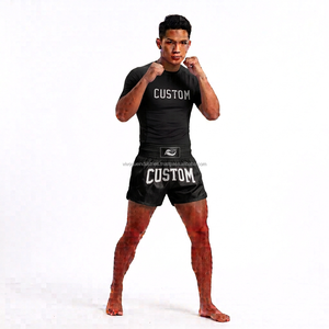Conjunto de Pantalones Cortos de Muay Thai y Camiseta Deportiva para Artes Marciales Mixtas y Boxeo, al por Mayor - Product Image 2
