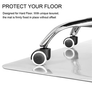 Tappetino Rettangolare in PVC Opaco 90x120x0,2cm Antiscivolo per Ufficio e Protezione Pavimenti Esterni per Uso Domestico - Product Image 2
