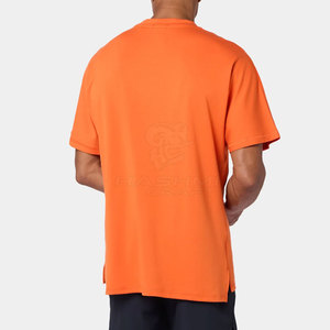 T-shirts amples en mélange de coton de haute qualité, doux et confortables, pour hommes, pour la gym, l'entraînement, coupe ample, streetwear - Product Image 5