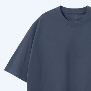 เสื้อยืดโอเวอร์ไซส์ทรงหลวมสำหรับผู้ชาย พิมพ์โลโก้ตามสั่ง ผ้าคอตตอนหนานุ่ม ระบายอากาศได้ดี เหมาะสำหรับใส่ในฤดูร้อน สไตล์สตรีทแวร์ - Product Image 5