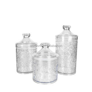 Pot rond de boîte de stockage de baril de biscuit - Product Image 2