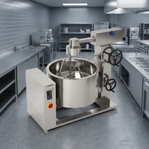 Olla de vapor rotativa por inducción Amicook 380V/440V, modelo higiénico de aluminio para cocina, con control de temperatura, duradero. - Product Image 5