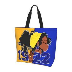 Sorority Women Tote <b>Bag</b> Personalized Gift Large Capacity Canvas Shoulder <b>Bag</b> Casual College Shopping Carry <b>Bag</b> Custom Wholesale - Product Image 1