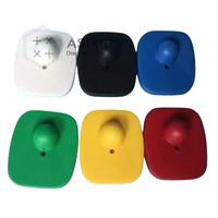 8.2 MHz EAS Tag Keamanan Anti-Pencurian Kunci Magnetik Plastik ABS Tahan Lama Putih 48x42mm Penggunaan di Pusat Perbelanjaan Ritel Anti-Pencurian Barang