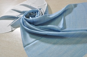 New Versatile Simple Solid Color Scarf Autumn Winter <b>Wool</b> Fashion Commuting Plain Weave Shawl Fine <b>Wool</b> Zari Reversible Stoles - Product Image 4