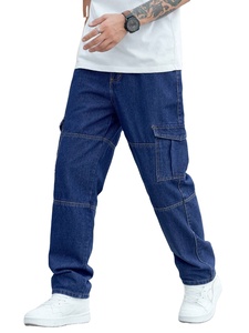 กางเกงยีนส์ทรงคาร์โก้สไตล์วินเทจสำหรับฮิปฮอปผ้าฝ้าย100% กอธิคทันสมัยสำหรับฤดูหนาว - Product Image 2